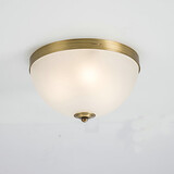 Office Designers Metal Flush Mount Brass Living Room Bedroom