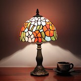 Lodge Modern Desk Lamps Traditional/classic Resin Tiffany Comtemporary Multi-shade
