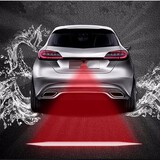 Warning Parking Safety Lamp Red Signal Bold Car Driving Anti Collision Laser Fog Light Line