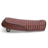 Motorcycle Retro Seat For Honda Saddle CG125 Cushion Brown Vintage