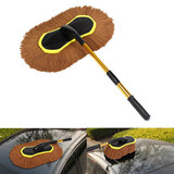 Mop Washing Wax Brush Dust Cleaning Tool Dirt 360 Degree Car Drag Handle