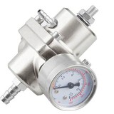 Gas Pressure Regulator Fuel Pressure Regulator Kit Gauge Hose Auto