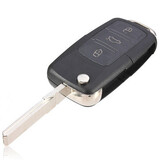 3 Buttons Key Keyless Remote Shell VW Golf Jetta Case Uncut Blade
