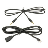 MP3 Socket Cable Adaptor Lead 3.5mm AUX IN Input BMW E46