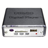 USB SD digital AMP Car Motocycle LED Player MP3 12V Mini Stereo Amplifier Remote