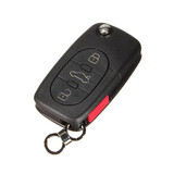 3 Button Shell Panic Replacement Remote Key AUDI With Blade
