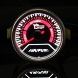 Red LED Air Fuel Smoke Gauge Meter Ratio Len Car Motor Universal Auto