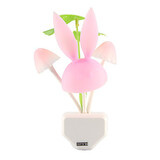 Romantic Rabbit Mushroom Led Night Light Color Changing