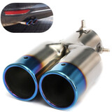 Tip Universal Stainless Steel Exhaust Muffler Inlet Blue