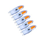 Cool White Decorative 5pcs G9 220v Warm White Candle Light Cob 2w