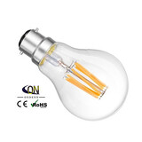 Ac 110-130 V B22 Ac 220-240 Ondenn Warm White Cob Dimmable 2800-3200k Globe Bulbs