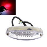Number Plate Light Universal Motorcycle Rear Tail Lamp 12V LED