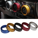 Decoration Stereo Air Conditioning Knob Ring Toyota Yaris 3pcs New Cars Alu