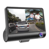 Dual Lens Car DVR Recorder 170 Degree Dash Rear View Camera Cam G-Sensor Inch 1080P