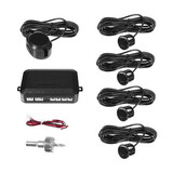 Car Parking Sensor Alert 12V 4 Reverse Backup Radar Sensors Sound Indicator Kit