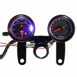 Odometer with Bracket Backlight Speedometer Tachometer Gauge Motorcycle LED