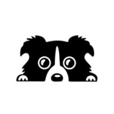 Funny Sticker Lovely Auto Pet Dog Body Car Bumper Window Decal