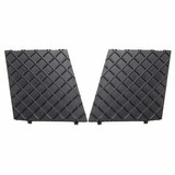 BMW E60 Grill Trim Cover LEFT And Right Mesh Bumper Lower 2pcs Front