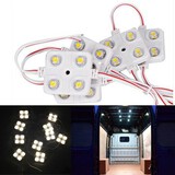 LWB Van Lorries Kit 4LED White 10 X Car 12V Sprinter Ducato Transit Interior Light VW