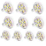 3w 350lm 10pcs Dc12v Cool White Decorative 6led