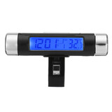 Monitor Time Car Digital LCD Display Clock Temperature Thermometer