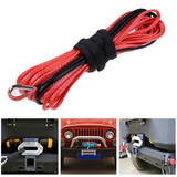 Off-road 6mm ATV SUV 4x4 Tow Cable Winch Rope Synthetic Fiber