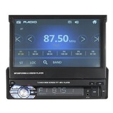 Audio MP5 7 Inch Car Stereo MP3 FM Radio MP4 AUX DVD Player Bluetooth Retractable