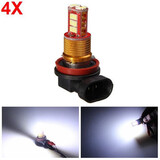 Car Fog 7W Light Turn Signal Lamp DRL Driving Bulb White 4pcs 1000LM H11