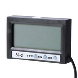Digital Thermometer Temperature Household LCD Display Clock Auto