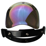 Lens Color Shield Visor Rainbow Bubble Helmet