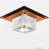 Square Crystal Dome Tube Lamp Creative Spotlight Led Ceiling Lamp