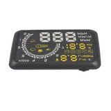 Speeding Car HUD Head Up Display System OBD2 Warning MPH