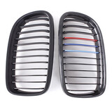 Color Kidney Grille Grill for BMW E90 E91 3-Series Matte Black