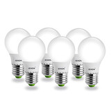 5w 400-450 Warm White G60 6 Pcs E26/e27 Led Globe Bulbs Ac 100-240 V Smd