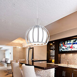 Led 1pc Pendant Light And Contracted Glass Round Restaurant