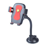 Button Car Phone Holder Clip Lock Arm Mount Stand Long Support