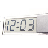 Mini Clock Windscreen Suction Cup Car Dashboard Digital LCD Display