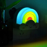 Rainbow Sensor Mini Colorful Night Light Plug Light 100