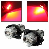 LED Headlight E90 E91 Red Light 12V Angel Eyes Halo Rings BWM Bulb Lamp