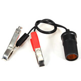Cigarette Lighter Power Socket Adaptor Clip-on Car Battery Terminal