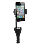 GPS USB Car Charger Car Cell Phone Holder for iPhone Samsung