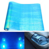 Headlight Tail Fog Light Colorful Protective Film Blue Chameleon