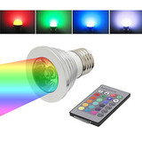 100 Multi-color E27 3w Rgb Light