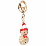 Ring Christmas Car Keychain Gift Ornaments Metal Pendant