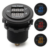 Car Voltmeter Ammeter DC 12V 24V LED Voltage Meter Display Digital