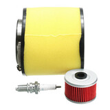 FOURTRAX 4x4 Oil Filter Spark Air Filter TRX300 Kit For Honda