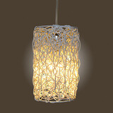 Single Led Modern Restaurant Cany Rattan Art Rural