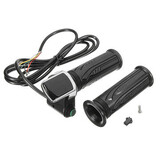 LED Speed Adjustable Electric Bike Inch Motorcycle Handlebar Grips Mountain Bike