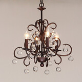 Traditional/classic Feature For Candle Style Metal Painting Max 40w Bedroom Living Room Chandelier Dining Room