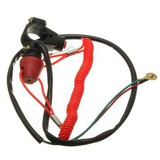 Engine Kill Switch 8inch Emergency Motorcycle ATV Quad Tether